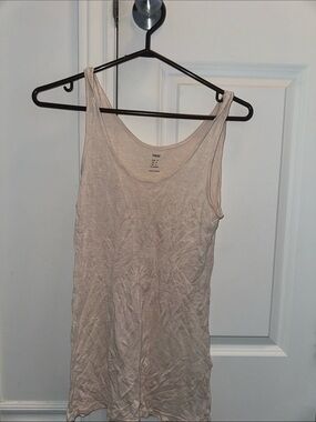 Free with any purchase H&M Women's Light Beige Tank Top - Scoop Neck